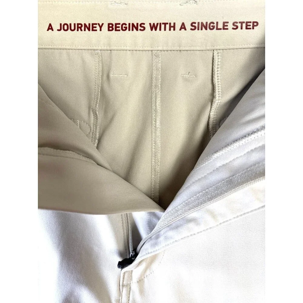 Rhone Men's Commuter Pant Classic Straight Leg Khaki Tan Size‎ 38 STYLE# 100036